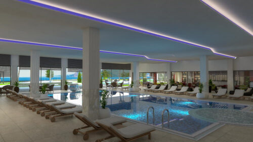 Вторичные объекты в жилом комплексе Konak Seaside Premium: собственный ТЦ и пляж, 1 линия моря (Каргыджак). Турция Аланья Каргыджак