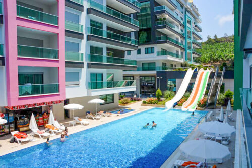 Меблированные апартаменты 2+1 в Konak Seaside Homes (Каргыджак)