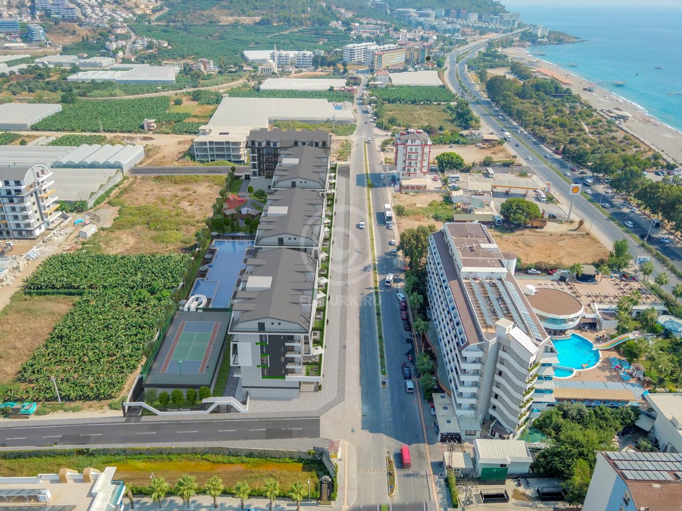 Konak Terrace Homes (Каргыджак): квартиры в Алании у моря