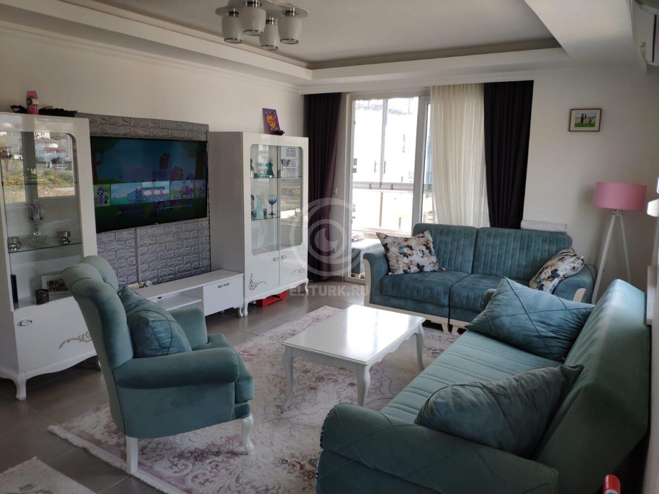 Купить квартиру 2+1 в Кестель (Алания): 200 м до моря