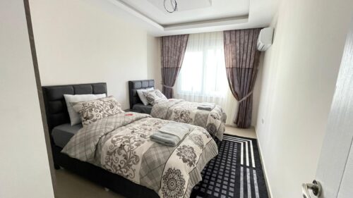 Меблированные апартаменты 2+1 в Махмутларе (Алания, Турция), 300 м до