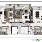 Loft Garden Residence квартиры в Газипаше. Купить недвижимость в Турции под