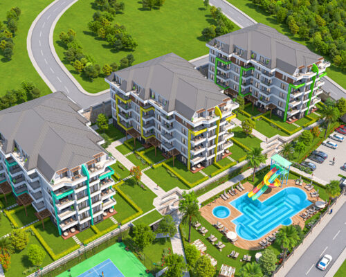 Life Garden Oba (квартиры в рассрочку, Алания, Оба)