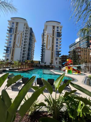 Квартира в Турции на 1 линии моря (CEBECİ TOWERS)