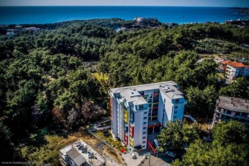 Меблированная квартира 1+1 в Авсалларе у леса, трансфер до пляжа
