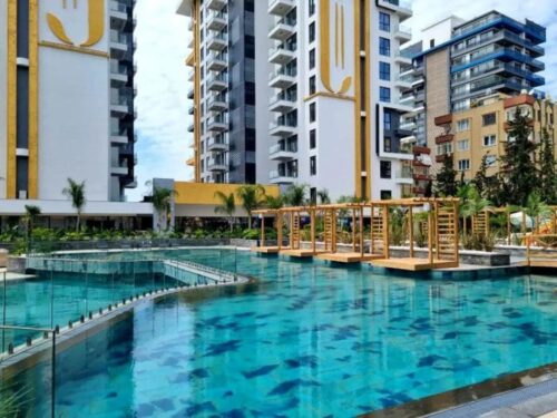 Квартира в Махмутларе в Cebeci Towers — первая линия моря