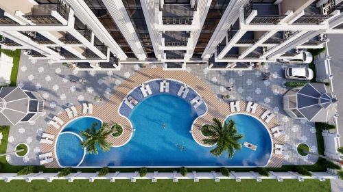 Новые апартаменты 1+1 в Avsallar Plus (Алания, у лесопарка)