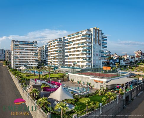 Квартира-студия в Алании с видом на море: EMERALD DREAMS, Авсаллар