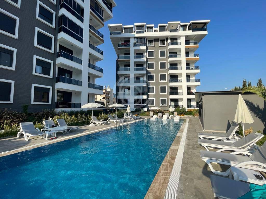 Новая квартира 1+1 в Газипаша, 650 м до пляжа