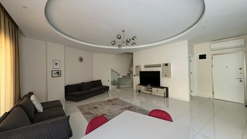 Дуплекс 2+1 с террасами в Konak Seaside Premium — Каргыджак,