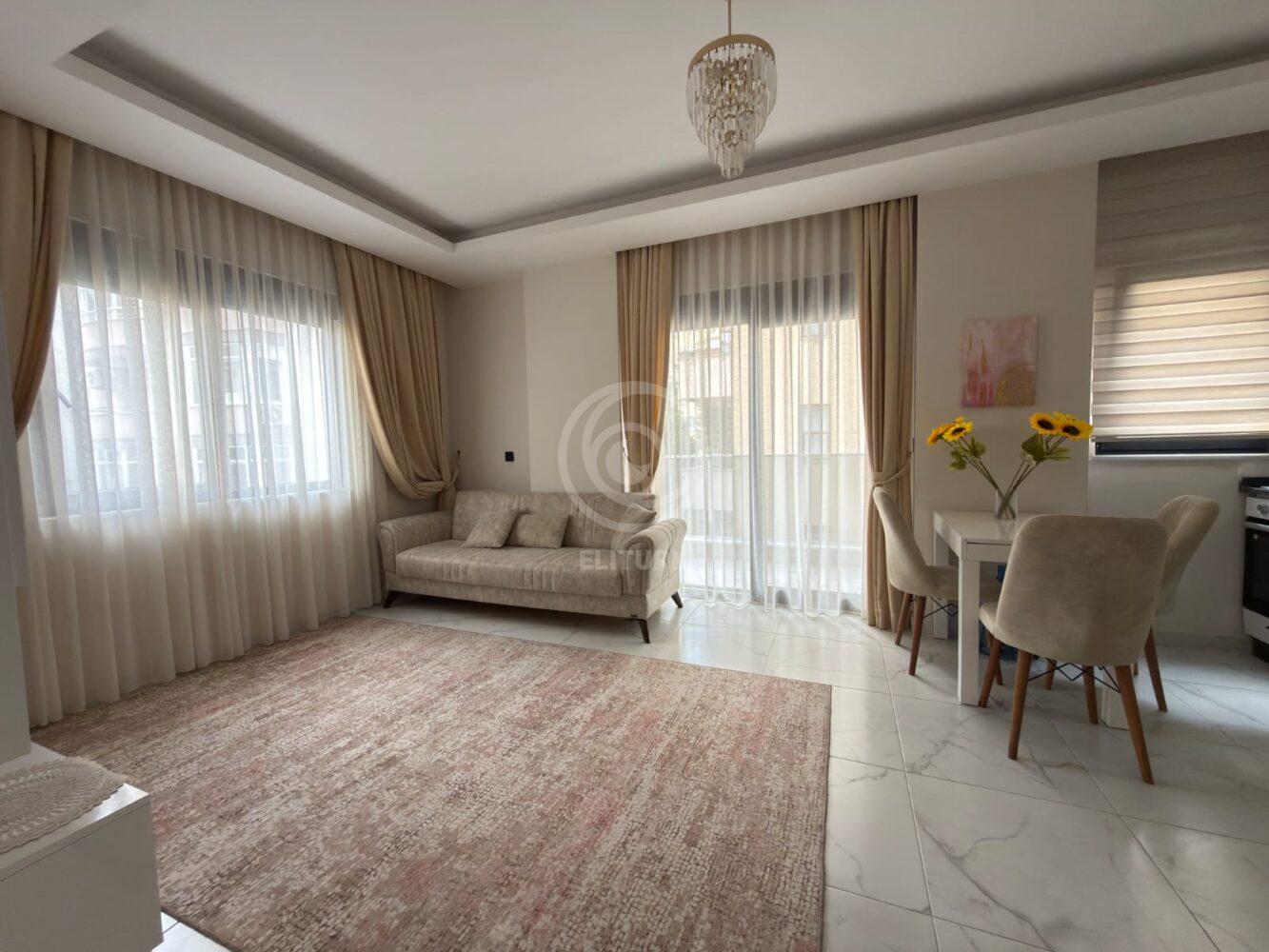 Апартаменты 1+1 с мебелью и техникой, 250 м до пляжа