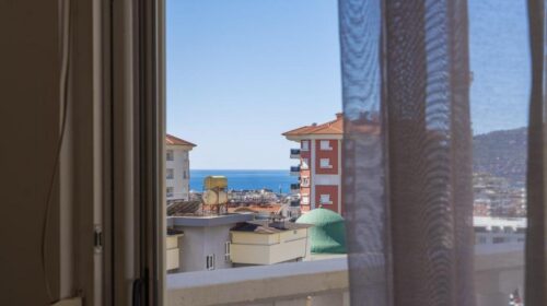 Продажа квартиры 2+1 в Алании, вид на море