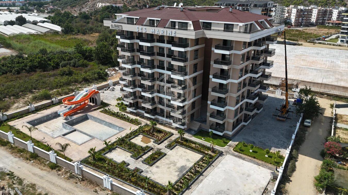 Квартира 1+1 премиум-класс в Газипаша, 700 м до моря