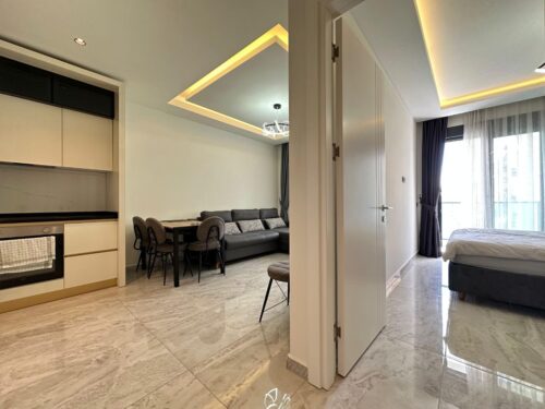 Апартаменты 1+1 в BestHome 35 Aria в центре Алании