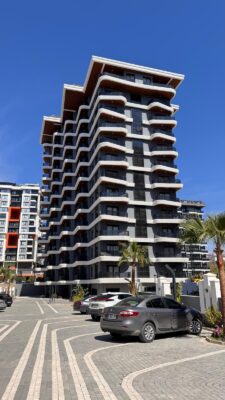 Новая квартира 1+1 в Махмутларе, 600 м до моря 