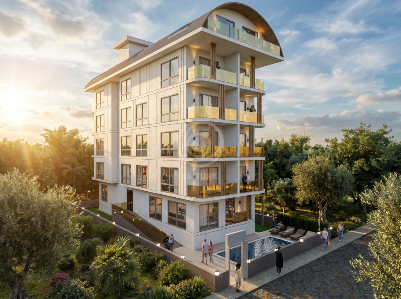 Besthome 52 Cleopatra Costana: квартиры на первой линии пляжа Клеопатры