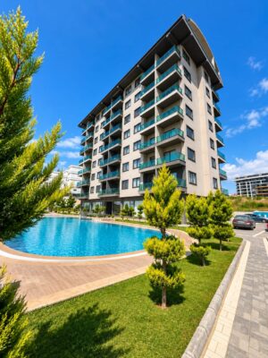 Новая квартира 1+1 в Авсалларе | Onur Life | 50 m2